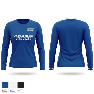 Cambridge springs girls soccer Long Sleeve Performance Shirt 1