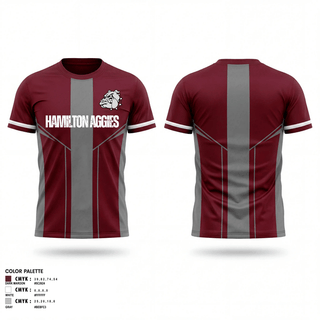 Old School Cotton Feel Shirt, Hamilton Aggies, Baseball, Teamtime, Team time, sublimation, custom sports apparel, team uniforms, spirit wear, spiritwear, sports uniforms, custom shirts, team store, custom team store, fundraiser sports, apparel fundraiser