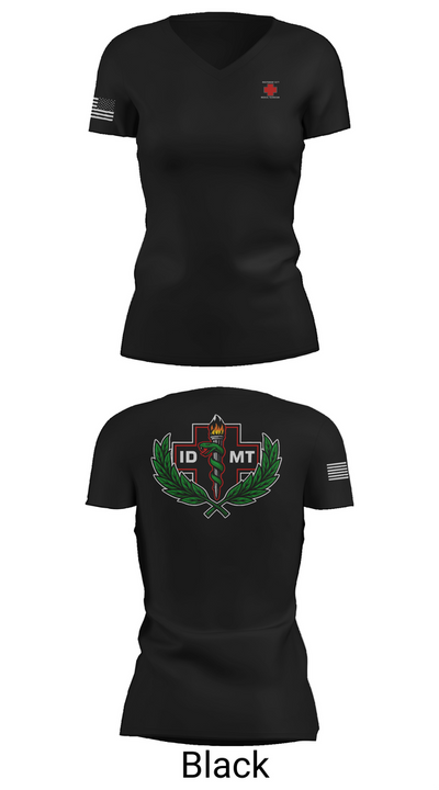 IDMTs 71442140 Women's Short Sleeve V-neck Shirt - 28