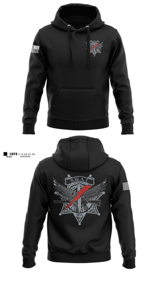 Hoodie, Thurston County SWAT, Police, Teamtime, Team time, sublimation, custom sports apparel, team uniforms, spirit wear, spiritwear, sports uniforms, custom shirts, team store, custom team store, fundraiser sports, apparel fundraiser