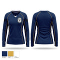 DELTA FORCE NAVAL CADETS Women's Long Sleeve V-neck Shirt - 1