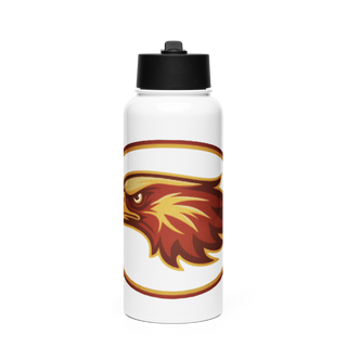 Central Regional Bowling Stainless Steel Water Bottle with a Straw Lid