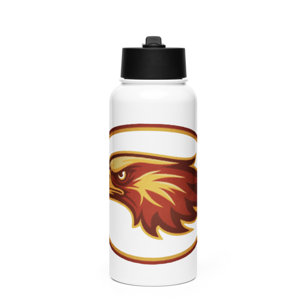 Central Regional Bowling Stainless Steel Water Bottle with a Straw Lid