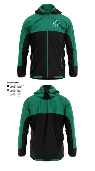 Windbreaker, NSU Riverhawks Football, , Teamtime, Team time, sublimation, custom sports apparel, team uniforms, spirit wear, spiritwear, sports uniforms, custom shirts, team store, custom team store, fundraiser sports, apparel fundraiser