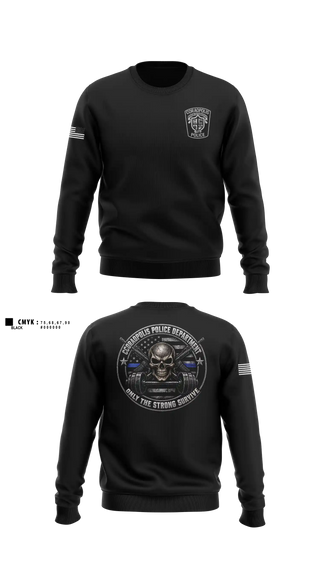 Crew Neck Sweatshirt, Coraopolis Police Department, Police, Teamtime, Team time, sublimation, custom sports apparel, team uniforms, spirit wear, spiritwear, sports uniforms, custom shirts, team store, custom team store, fundraiser sports, apparel fundraiser