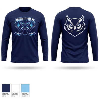Night Owls Long Sleeve Performance Shirt - 2