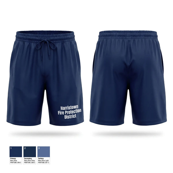 Athletic Shorts With Pockets, Harristown Fire Protection District, Fire Department, Teamtime, Team time, sublimation, custom sports apparel, team uniforms, spirit wear, spiritwear, sports uniforms, custom shirts, team store, custom team store, fundraiser sports, apparel fundraiser