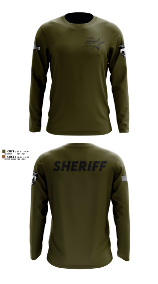 Long Sleeve Performance Shirt, Cassia County Sheriff’s Office, Police, Teamtime, Team time, sublimation, custom sports apparel, team uniforms, spirit wear, spiritwear, sports uniforms, custom shirts, team store, custom team store, fundraiser sports, apparel fundraiser