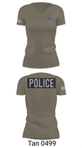 Round Lake Park Police Department 64206362 Women's Short Sleeve V-neck Shirt - 6