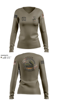 1st Fires Ares Battery Women's Long Sleeve V-neck Shirt - 5