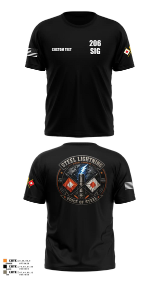 Old School Cotton Shirt, 206 Steel Lightning, Army, Teamtime, Team time, sublimation, custom sports apparel, team uniforms, spirit wear, spiritwear, sports uniforms, custom shirts, team store, custom team store, fundraiser sports, apparel fundraiser