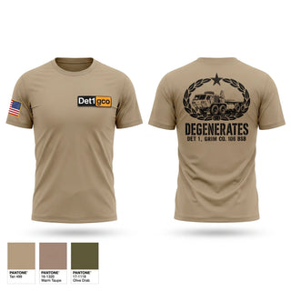 Short Sleeve Performance Shirt, Det 1, Grim 106 BSB, National Guard, Teamtime, Team time, sublimation, custom sports apparel, team uniforms, spirit wear, spiritwear, sports uniforms, custom shirts, team store, custom team store, fundraiser sports, apparel fundraiser