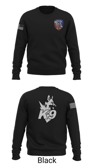 Crew Neck Sweatshirt, Anniston Police Department K9 UnitAnniston Police Department K9 Unit, Police, Teamtime, Team time, sublimation, custom sports apparel, team uniforms, spirit wear, spiritwear, sports uniforms, custom shirts, team store, custom team store, fundraiser sports, apparel fundraiser