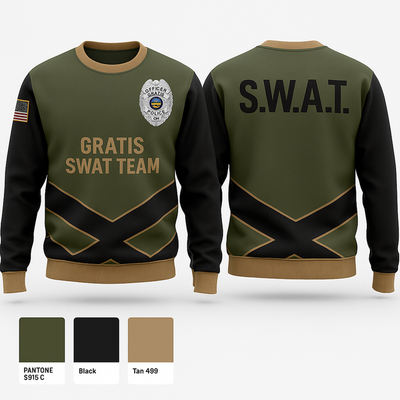 GRATIS SWAT TEAM 58848814 Crew Neck Sweatshirt - 1
