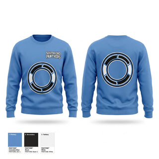 Crew Neck Sweatshirt, South End Panthers, Baseball, Teamtime, Team time, sublimation, custom sports apparel, team uniforms, spirit wear, spiritwear, sports uniforms, custom shirts, team store, custom team store, fundraiser sports, apparel fundraiser
