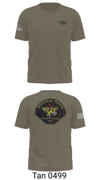 Old School Cotton Feel Shirt, Roseville E.R.T., , Teamtime, Team time, sublimation, custom sports apparel, team uniforms, spirit wear, spiritwear, sports uniforms, custom shirts, team store, custom team store, fundraiser sports, apparel fundraiser