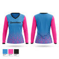 Queenbees Women's Long Sleeve V-neck Shirt - 1