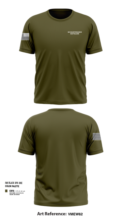 3D Maintenance Battalion 7549054 Short Sleeve Performance Shirt - 4