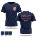 Bridge City Fire Department 52735089 Old School Cotton Feel Shirt - 1