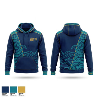 Hoodie, Tampa Bay Tide FC, Men's Soccer, Teamtime, Team time, sublimation, custom sports apparel, team uniforms, spirit wear, spiritwear, sports uniforms, custom shirts, team store, custom team store, fundraiser sports, apparel fundraiser