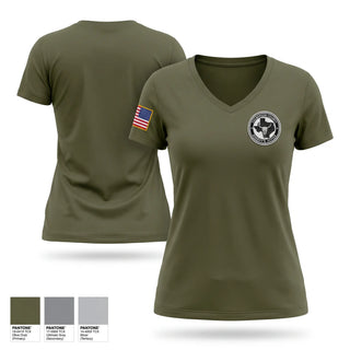 Womens Short Sleeve Vneck Shirt, Culberson County Sheriff’s Office, Police, Teamtime, Team time, sublimation, custom sports apparel, team uniforms, spirit wear, spiritwear, sports uniforms, custom shirts, team store, custom team store, fundraiser sports, apparel fundraiser