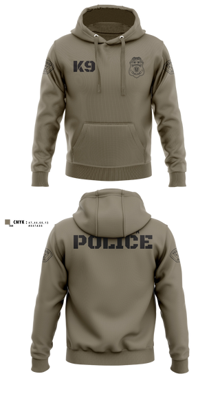 Hoodie, Pasadena K9, Police, Teamtime, Team time, sublimation, custom sports apparel, team uniforms, spirit wear, spiritwear, sports uniforms, custom shirts, team store, custom team store, fundraiser sports, apparel fundraiser