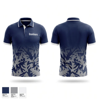 Short Sleeve Performance Polo, Bombers, Baseball, Teamtime, Team time, sublimation, custom sports apparel, team uniforms, spirit wear, spiritwear, sports uniforms, custom shirts, team store, custom team store, fundraiser sports, apparel fundraiser
