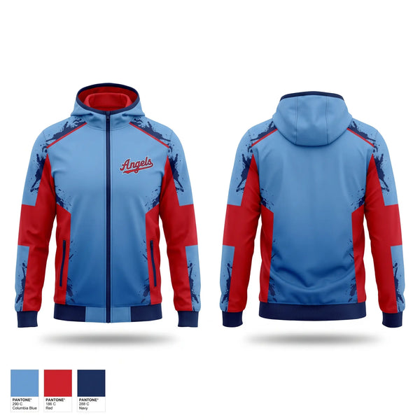 Windbreaker, Angels, Softball, Teamtime, Team time, sublimation, custom sports apparel, team uniforms, spirit wear, spiritwear, sports uniforms, custom shirts, team store, custom team store, fundraiser sports, apparel fundraiser