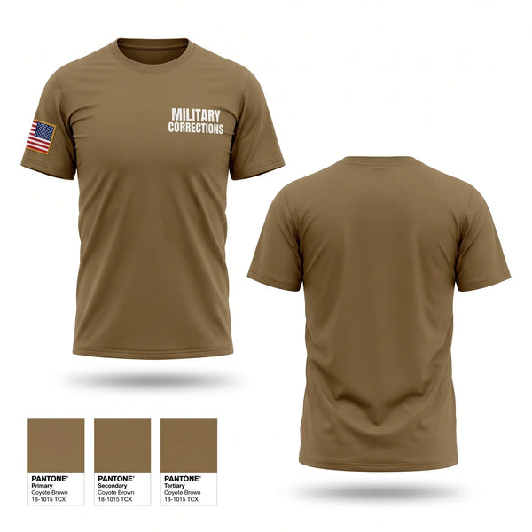 Old School Cotton Feel Shirt, Military Corrections, Army, Teamtime, Team time, sublimation, custom sports apparel, team uniforms, spirit wear, spiritwear, sports uniforms, custom shirts, team store, custom team store, fundraiser sports, apparel fundraiser