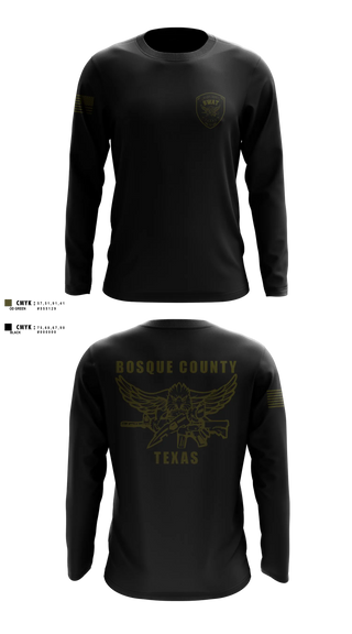 Long Sleeve Performance Shirt, BOSQUE REGIONAL SWAT TEAM, Police, Teamtime, Team time, sublimation, custom sports apparel, team uniforms, spirit wear, spiritwear, sports uniforms, custom shirts, team store, custom team store, fundraiser sports, apparel fundraiser