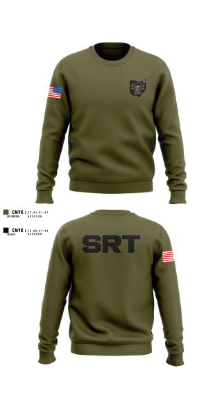 Crew Neck Sweatshirt, ACSO SRT, Police, Teamtime, Team time, sublimation, custom sports apparel, team uniforms, spirit wear, spiritwear, sports uniforms, custom shirts, team store, custom team store, fundraiser sports, apparel fundraiser