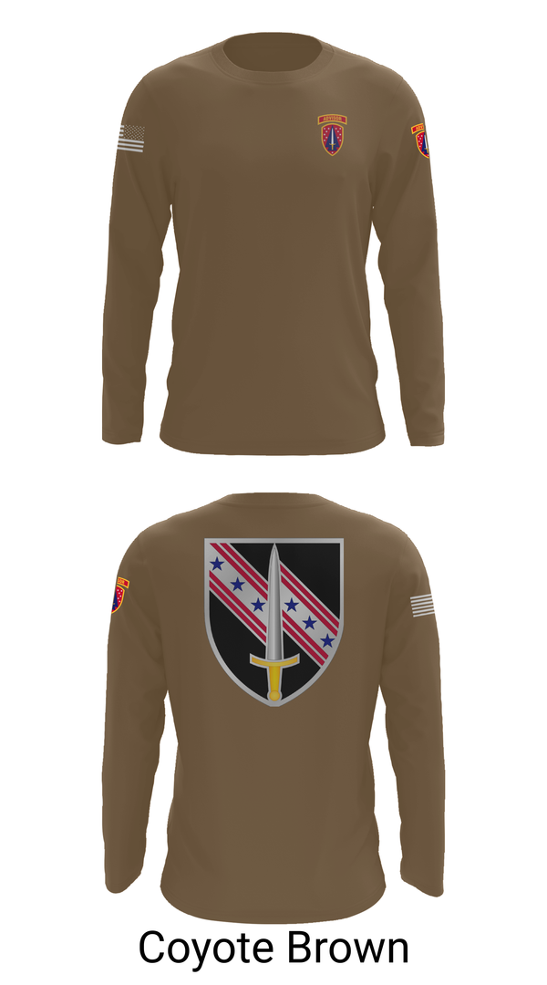 Long Sleeve Performance Shirt, 6/54th SFAB, National Guard, Teamtime, Team time, sublimation, custom sports apparel, team uniforms, spirit wear, spiritwear, sports uniforms, custom shirts, team store, custom team store, fundraiser sports, apparel fundraiser