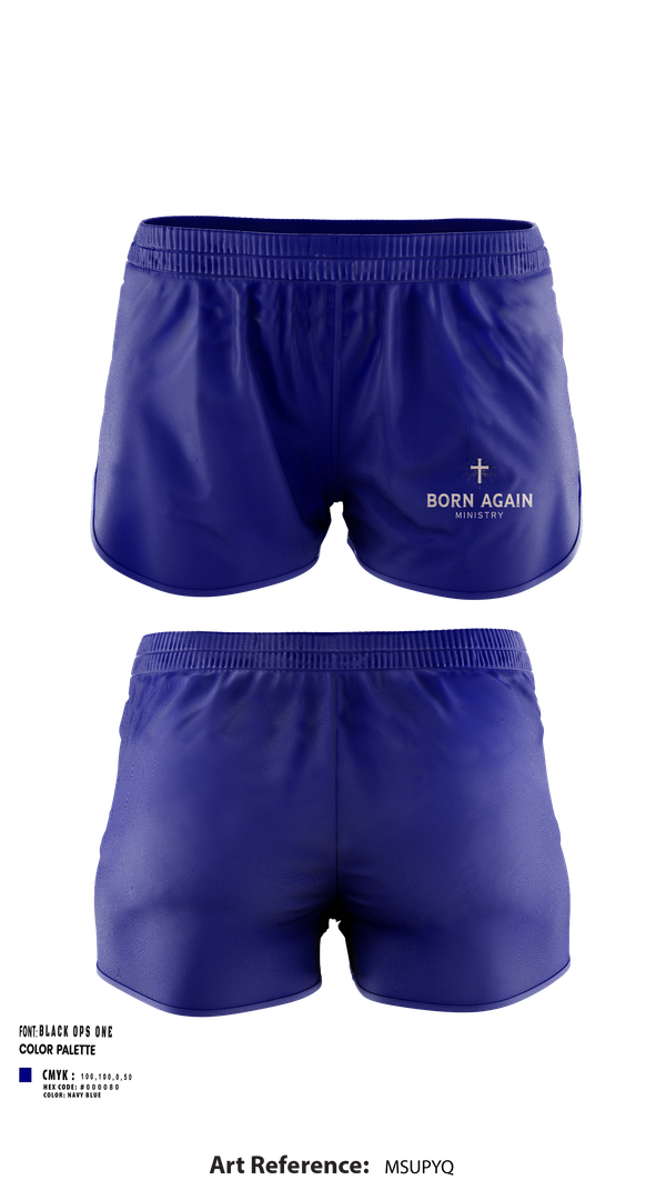 Ranger Panties, Born Again Ministry, , Teamtime, Team time, sublimation, custom sports apparel, team uniforms, spirit wear, spiritwear, sports uniforms, custom shirts, team store, custom team store, fundraiser sports, apparel fundraiser