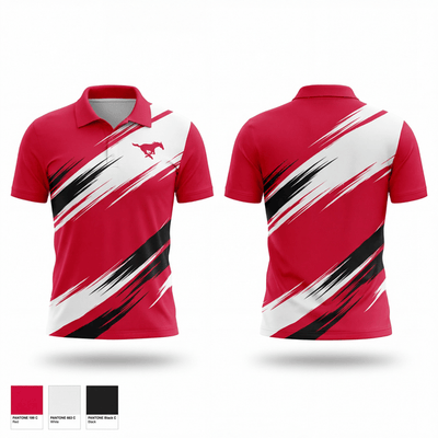 Center Street School Baseball 39645279 Short Sleeve Performance Polo - 1