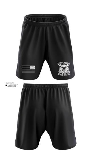 Athletic Shorts With Pockets, 1ST PLT, 94MP, Army, Teamtime, Team time, sublimation, custom sports apparel, team uniforms, spirit wear, spiritwear, sports uniforms, custom shirts, team store, custom team store, fundraiser sports, apparel fundraiser