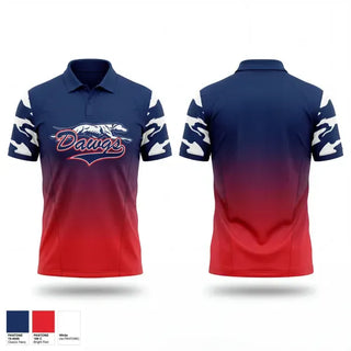 Short Sleeve Performance Polo, Dawgs, Men's Lacrosse, Teamtime, Team time, sublimation, custom sports apparel, team uniforms, spirit wear, spiritwear, sports uniforms, custom shirts, team store, custom team store, fundraiser sports, apparel fundraiser