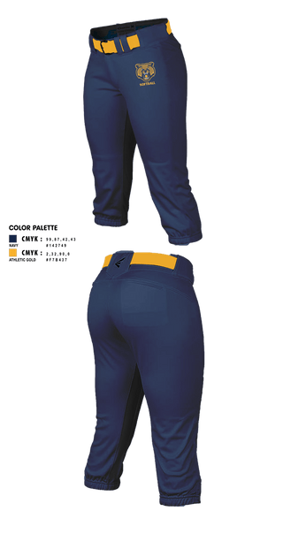 Softball Pants, Lancaster High School Softball, Softball, Teamtime, Team time, sublimation, custom sports apparel, team uniforms, spirit wear, spiritwear, sports uniforms, custom shirts, team store, custom team store, fundraiser sports, apparel fundraiser