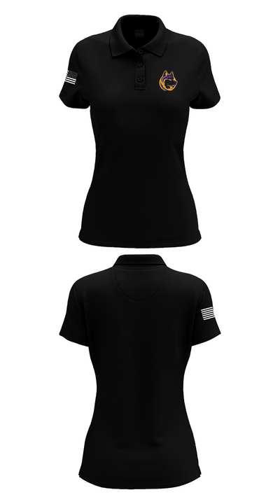 Washington Middle School Jr. Huskies 92271142 Women's Short Sleeve Performance Polo  - 36