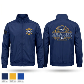 Windbreaker, WICKLIFFE CITY FIRE DEPARTMENT, Fire Department, Teamtime, Team time, sublimation, custom sports apparel, team uniforms, spirit wear, spiritwear, sports uniforms, custom shirts, team store, custom team store, fundraiser sports, apparel fundraiser