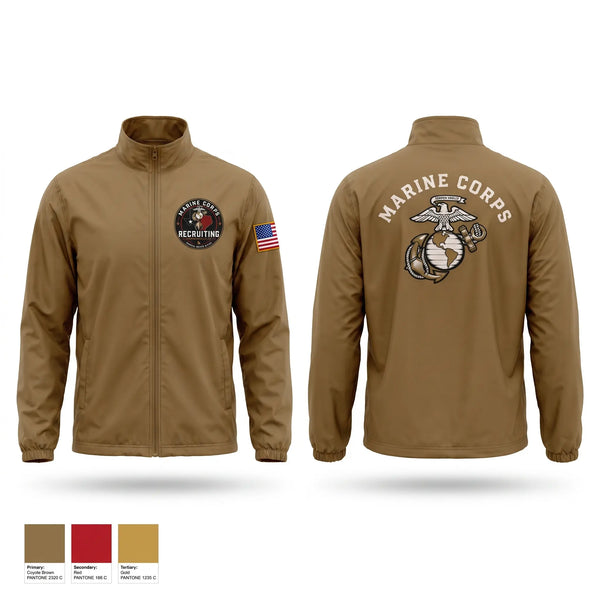 Windbreaker, Recruiting station Stephenville, Marines, Teamtime, Team time, sublimation, custom sports apparel, team uniforms, spirit wear, spiritwear, sports uniforms, custom shirts, team store, custom team store, fundraiser sports, apparel fundraiser