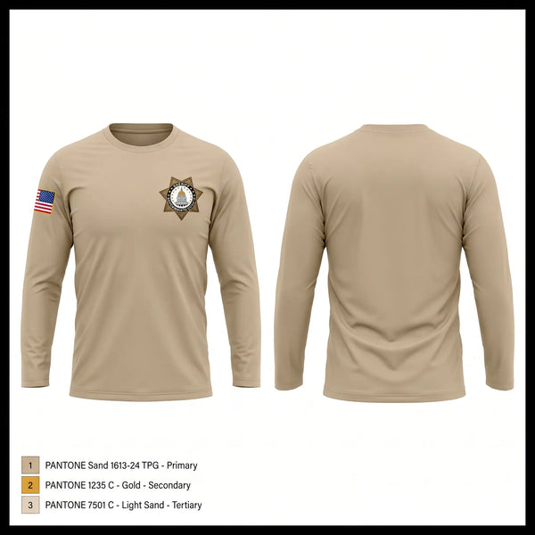 Long Sleeve Performance Shirt, Sacramento sheriff, Police, Teamtime, Team time, sublimation, custom sports apparel, team uniforms, spirit wear, spiritwear, sports uniforms, custom shirts, team store, custom team store, fundraiser sports, apparel fundraiser