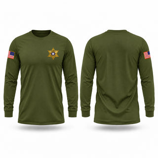 Long Sleeve Performance Shirt, Pointe Coupee Sheriff's Office, Police, Teamtime, Team time, sublimation, custom sports apparel, team uniforms, spirit wear, spiritwear, sports uniforms, custom shirts, team store, custom team store, fundraiser sports, apparel fundraiser