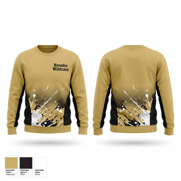 Crew Neck Sweatshirt, Neosho Wildcats, , Teamtime, Team time, sublimation, custom sports apparel, team uniforms, spirit wear, spiritwear, sports uniforms, custom shirts, team store, custom team store, fundraiser sports, apparel fundraiser