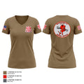 919TH CEC 20052884 Women's Short Sleeve V-neck Shirt - 1