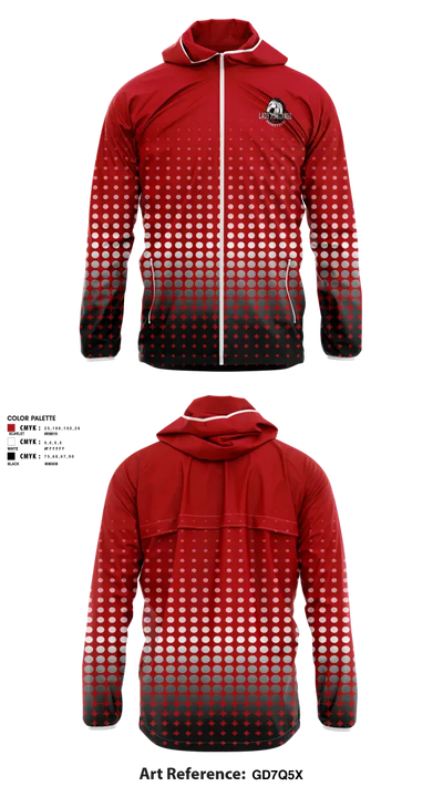 Westfall mustangs 55143002 Windbreaker - 1