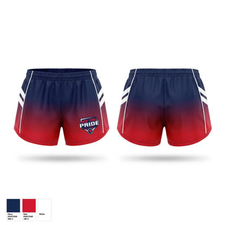 Womens Shorts, USSSA NY PRIDE, Softball, Teamtime, Team time, sublimation, custom sports apparel, team uniforms, spirit wear, spiritwear, sports uniforms, custom shirts, team store, custom team store, fundraiser sports, apparel fundraiser