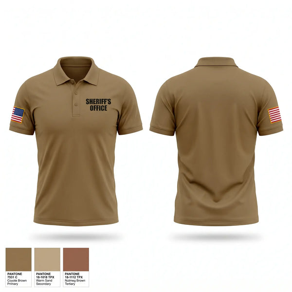 Short Sleeve Performance Polo, Sheriff’s Office, Police, Teamtime, Team time, sublimation, custom sports apparel, team uniforms, spirit wear, spiritwear, sports uniforms, custom shirts, team store, custom team store, fundraiser sports, apparel fundraiser