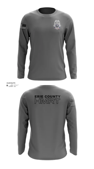 Long Sleeve Performance Shirt, Erie County HMRT, Fire Department, Teamtime, Team time, sublimation, custom sports apparel, team uniforms, spirit wear, spiritwear, sports uniforms, custom shirts, team store, custom team store, fundraiser sports, apparel fundraiser