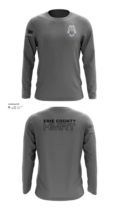 Erie County HMRT 65867746 Long Sleeve Performance Shirt 21