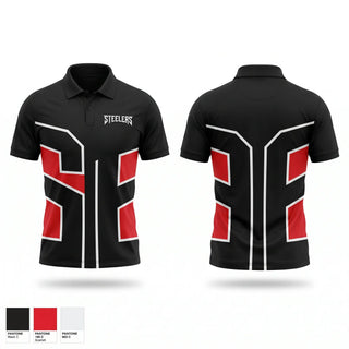 Short Sleeve Performance Polo, STEELERS, , Teamtime, Team time, sublimation, custom sports apparel, team uniforms, spirit wear, spiritwear, sports uniforms, custom shirts, team store, custom team store, fundraiser sports, apparel fundraiser